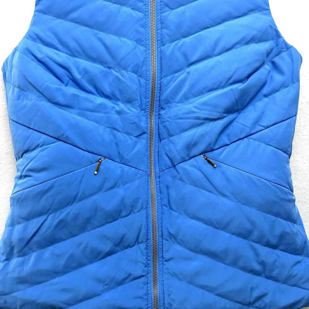 Lilly Pulitzer Deanne Vest M Medium Down Puffer Reversible Thistle Tiger Queen - Picture 10 of 13